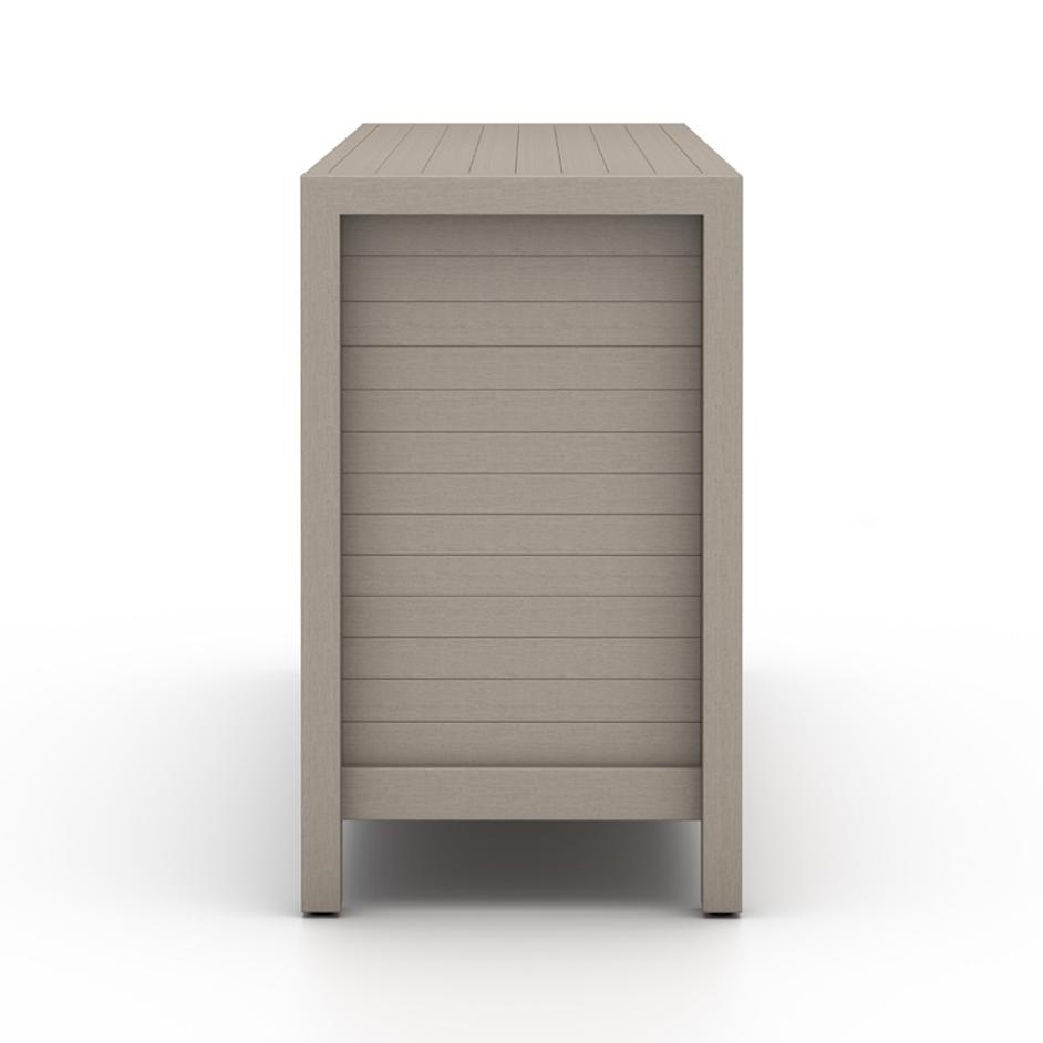 Sonoma Outdoor Sideboard In Weathered Grey by FOUR HANDS
