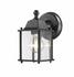 Waterdown 1 Light Outdoor Wall Light in Black Finish by Z-Lite