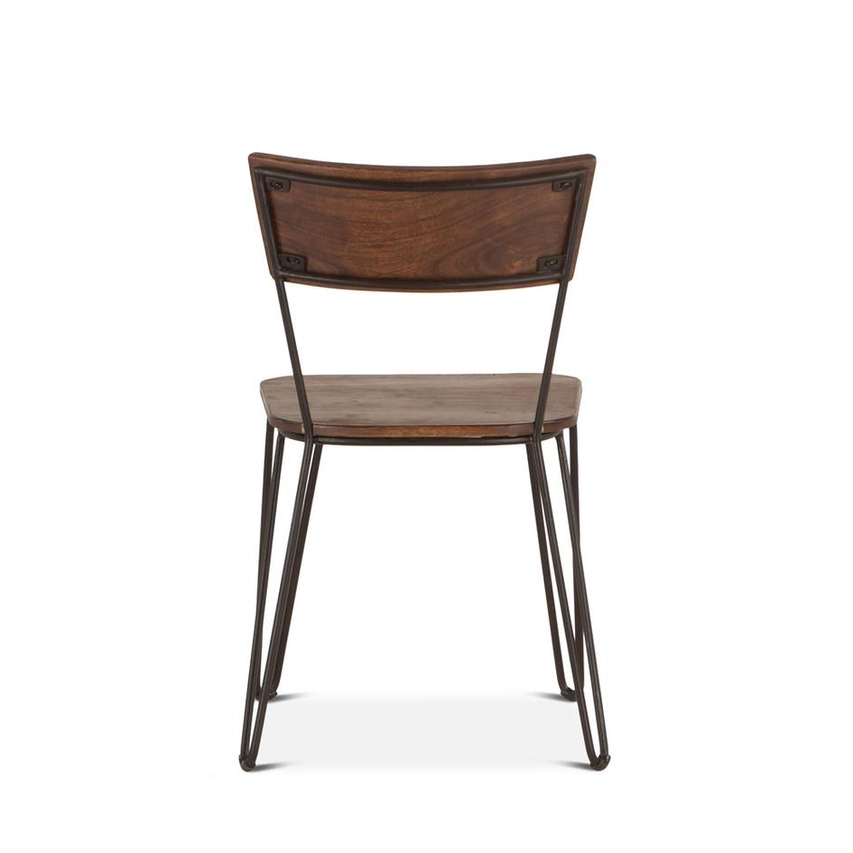 Vail Acacia Wood Walnut Dining Chair by Home Trends & Design