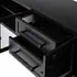 Laker Media Console In Black Oak by FOUR HANDS