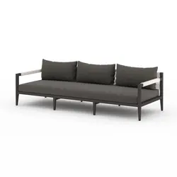 Sherwood Outdoor Sofa 93" in Bronze/Charcoal by FOUR HANDS