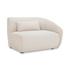 Amelia Right Arm Facing Chair Warm White by Moes Home