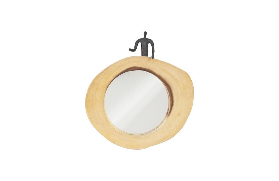 Atlas Cross Cut Mirror, Smallall, Half Man, Right by PHILLIPS COLLECTION
