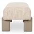 Priya Bench Off White by Moes Home