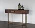 Jade Console Table - Antique Brass - Dark Mango by Sunpan