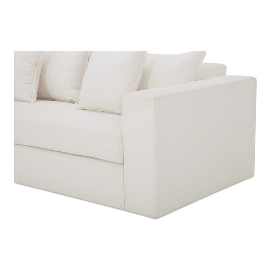 Kiran Sleeper Sofa White by Moes Home