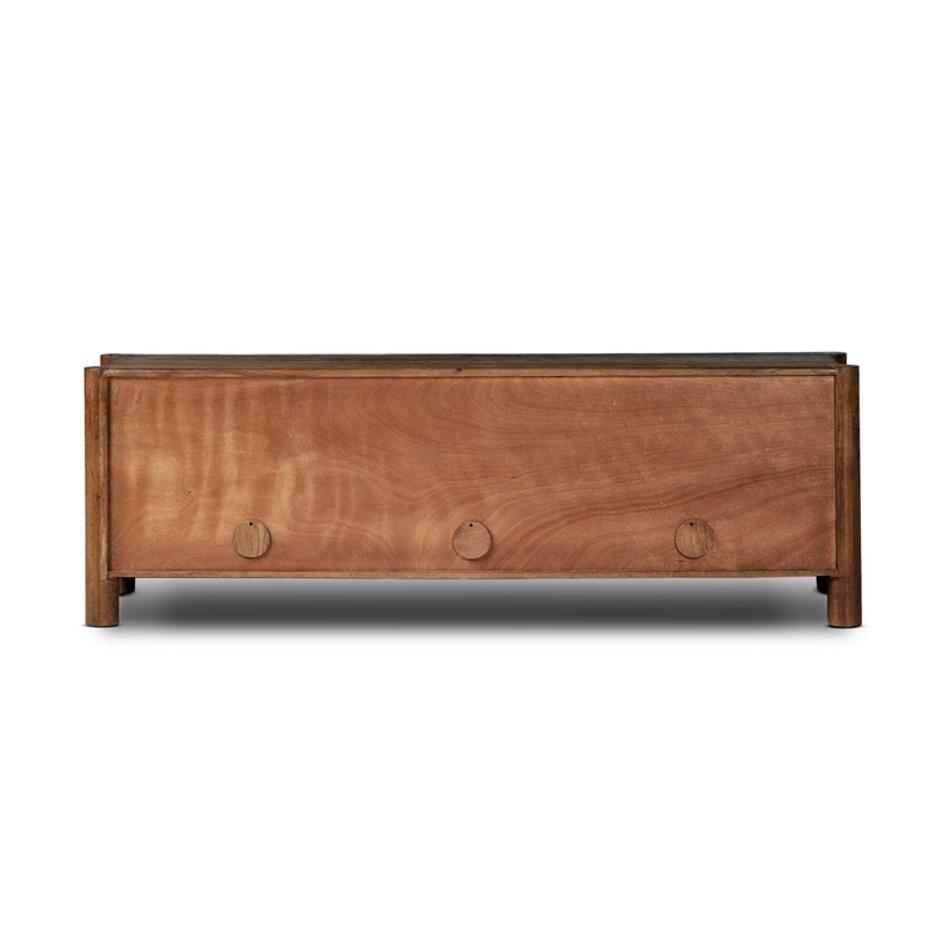 Ezri Media Console - Cocoa Oak by Four Hands