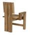 Fatima Teak and Caning Chair with Clear Coat Flat Finish by Noir Furniture
