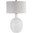 Whiteout Mottled Glass Table Lamp by Uttermost