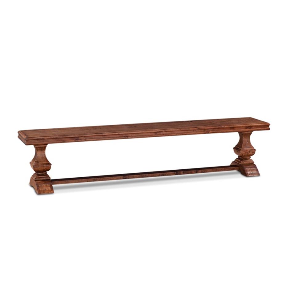 Charles 82" Bench, Earth by Home Trends & Design