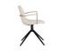 Cassius Swivel Dining Armchair - Dillon Cream by Sunpan