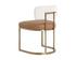 LARISSA DINING CHAIR - NAPA COGNAC / RHEA LIGHT BARLEY by Sunpan