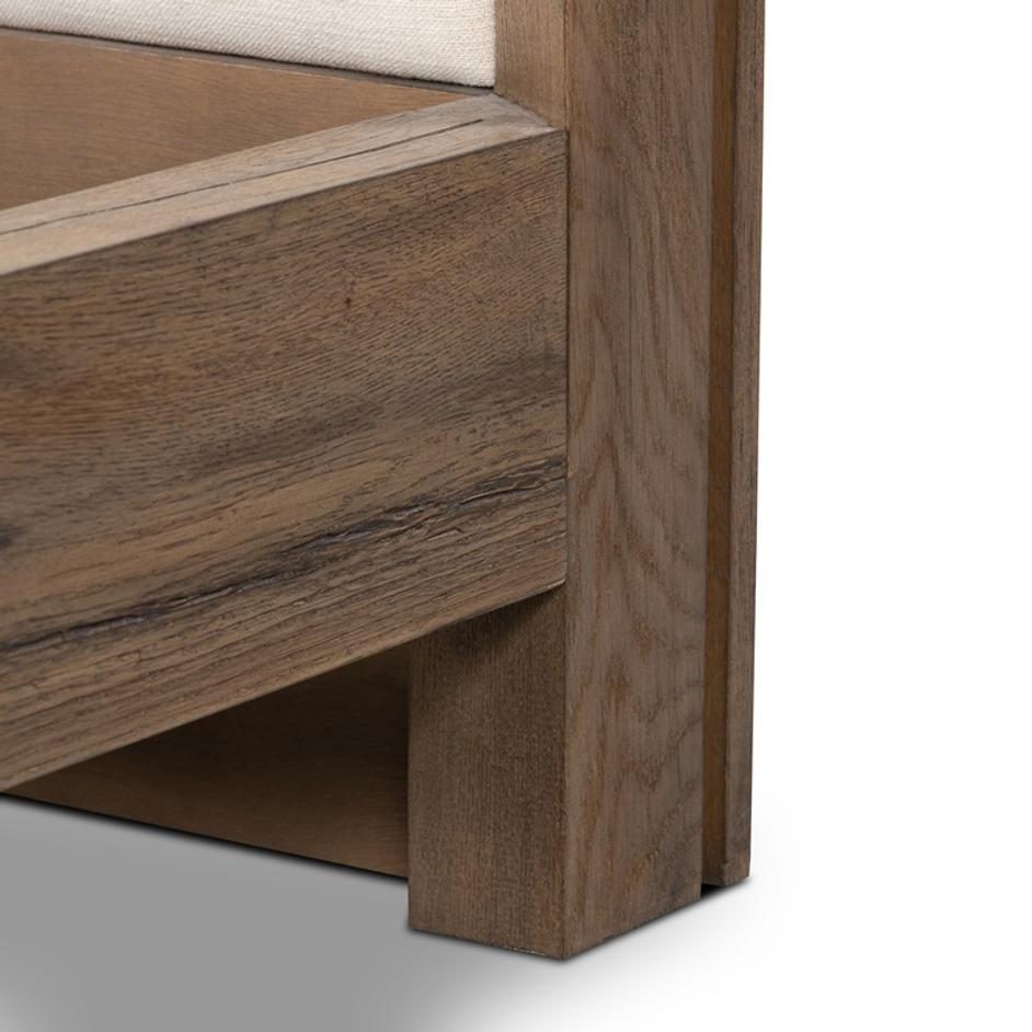 Henry Bed In Halcyon Ivory In Queen by FOUR HANDS