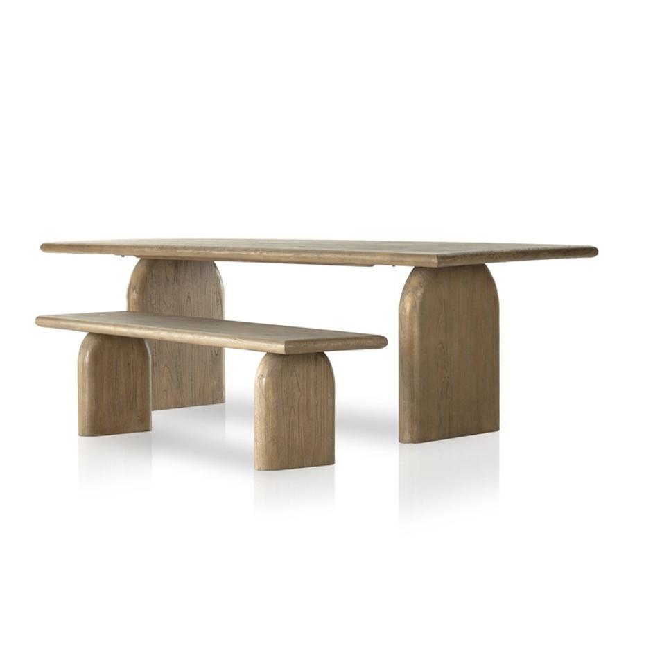 Sorrento Dining Table - Aged Drift Mindi by Four Hands