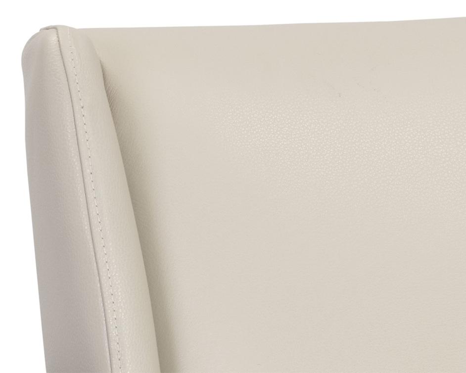 Azella Lounge Chair - Manchester Stone Leather by Sunpan