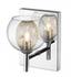 Auge 1 Light Wall Sconce in Chrome Finish by Z-Lite