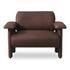 Marcello Lounge Chair Dark Brown by Moes Home