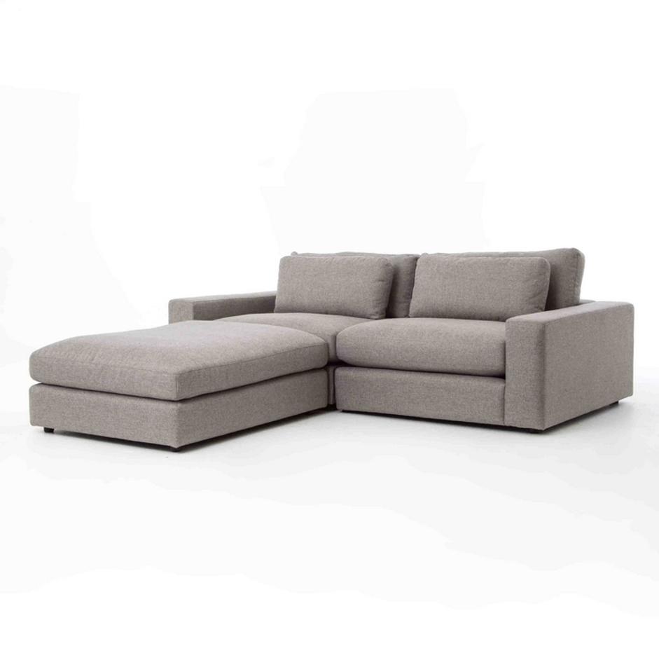 Bloor Sectional Raf in Chess Pewter by FOUR HANDS