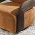 Toscana Swivel Accent Chair Amber by Classic Home