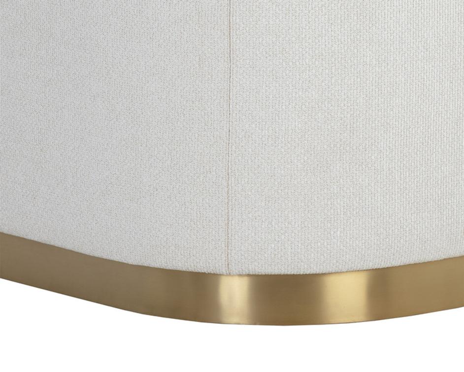 LARRON ARMCHAIR - RHEA LIGHT BARLEY by Sunpan