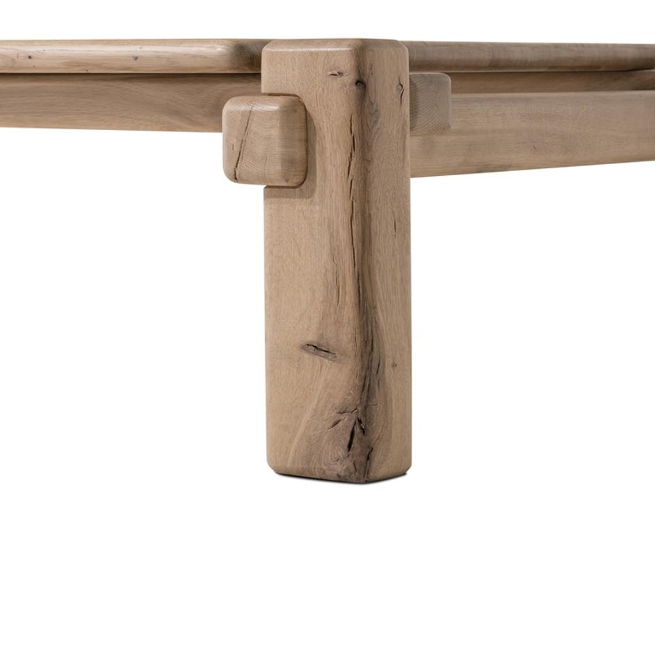 Marcia Large Coffee Table in French Oak by FOUR HANDS
