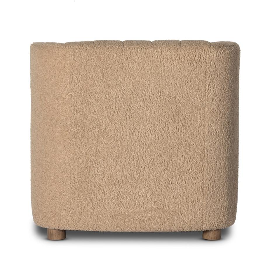Elora Chair In Sheepskin Camel by FOUR HANDS