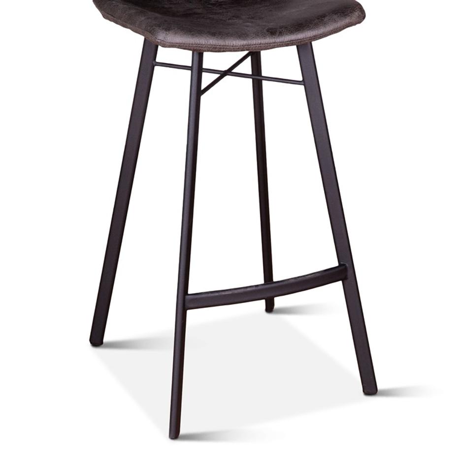 Sam Bar Chair, Charcoal by Home Trends & Design