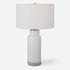 Albany White Farmhouse Table Lamp by Uttermost