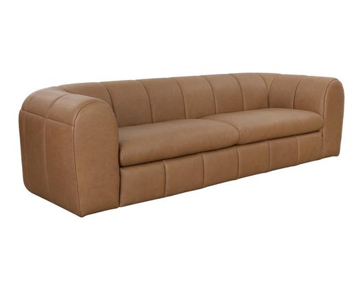 CYRIL SOFA - FRANZ CAMEL LEATHER by Sunpan