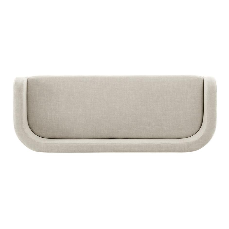Wendy KD Fabric Storage Bench, Meridian Cream by New Pacific Direct