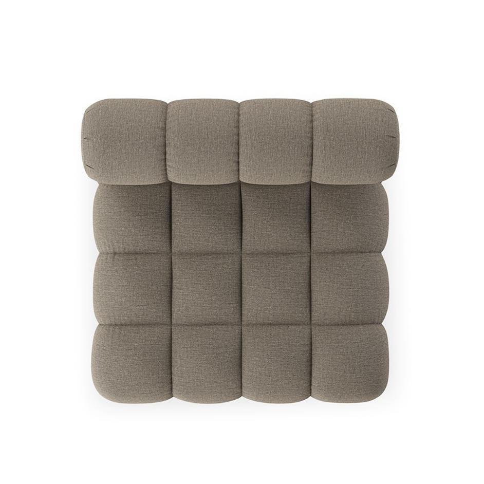 Roma Outdoor Armless Piece In Alessi Fawn by FOUR HANDS