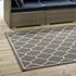 Hollis Moroccan Quatrefoil Trellis 5X8 Indoor And Outdoor Area Rug In Gray And Beige by Modway Furniture