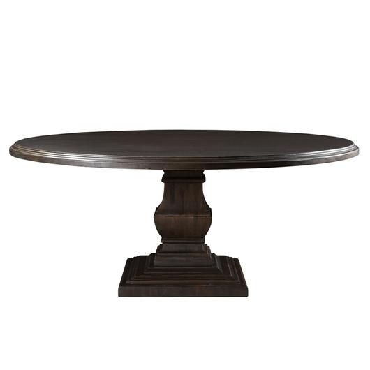 Dining Table 72in Round Vintage Brown by Home Trends & Design