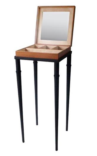 Jewelry Box Console Black Finish by BIDK Home