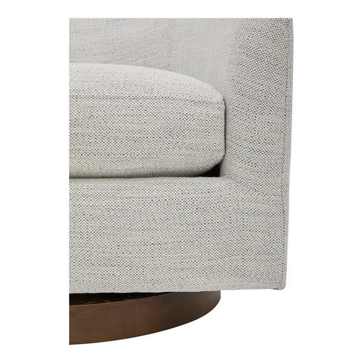 OSCY SWIVEL CHAIR SPLASHED WHITE by Moes Home