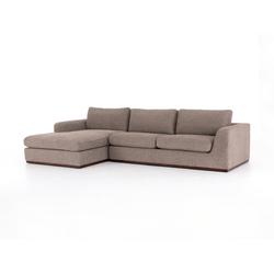 Colt 2 Pc Sectional LAF Chaise in Gaston Pewter by FOUR HANDS