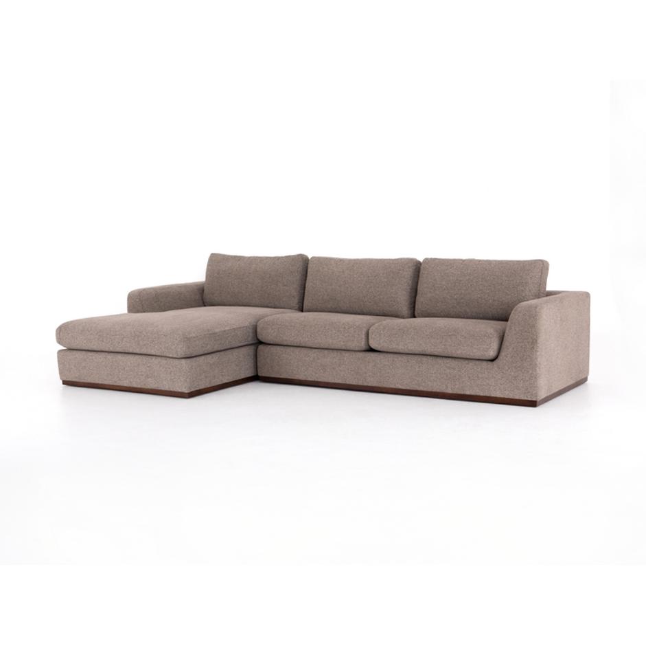 Colt 2 Pc Sectional LAF Chaise in Gaston Pewter by FOUR HANDS