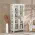 Milroy Reclaimed Pine Tall Cabinet Antique White by Classic Home