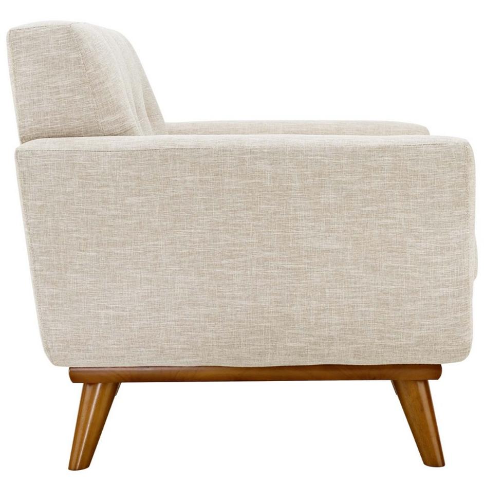 Anthem Upholstered Fabric Armchair In Beige by Modway Furniture