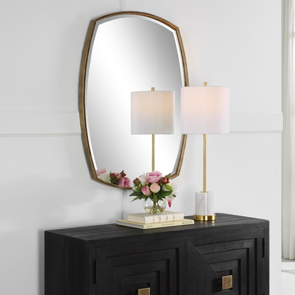 Varenna Aged Gold Vanity Mirror by Uttermost