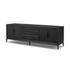 Rosenell Media Console - Black Paper Cord by Four Hands