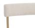 SENECA DINING CHAIR - ANTIQUE BRASS - DANNY IVORY by Sunpan
