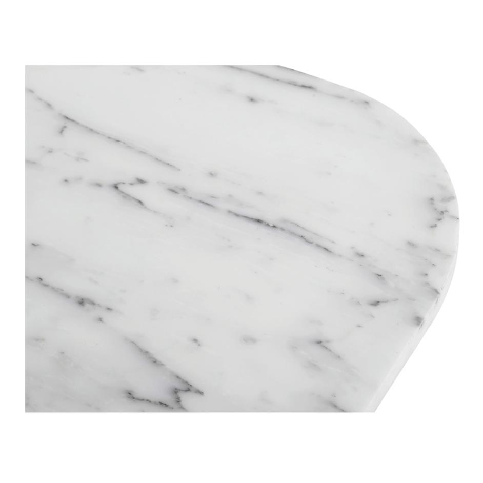 Dash Accent Table White Calacatta Marble by Moes Home