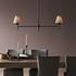 Dodie Linear Chandelier In Jet Black by FOUR HANDS