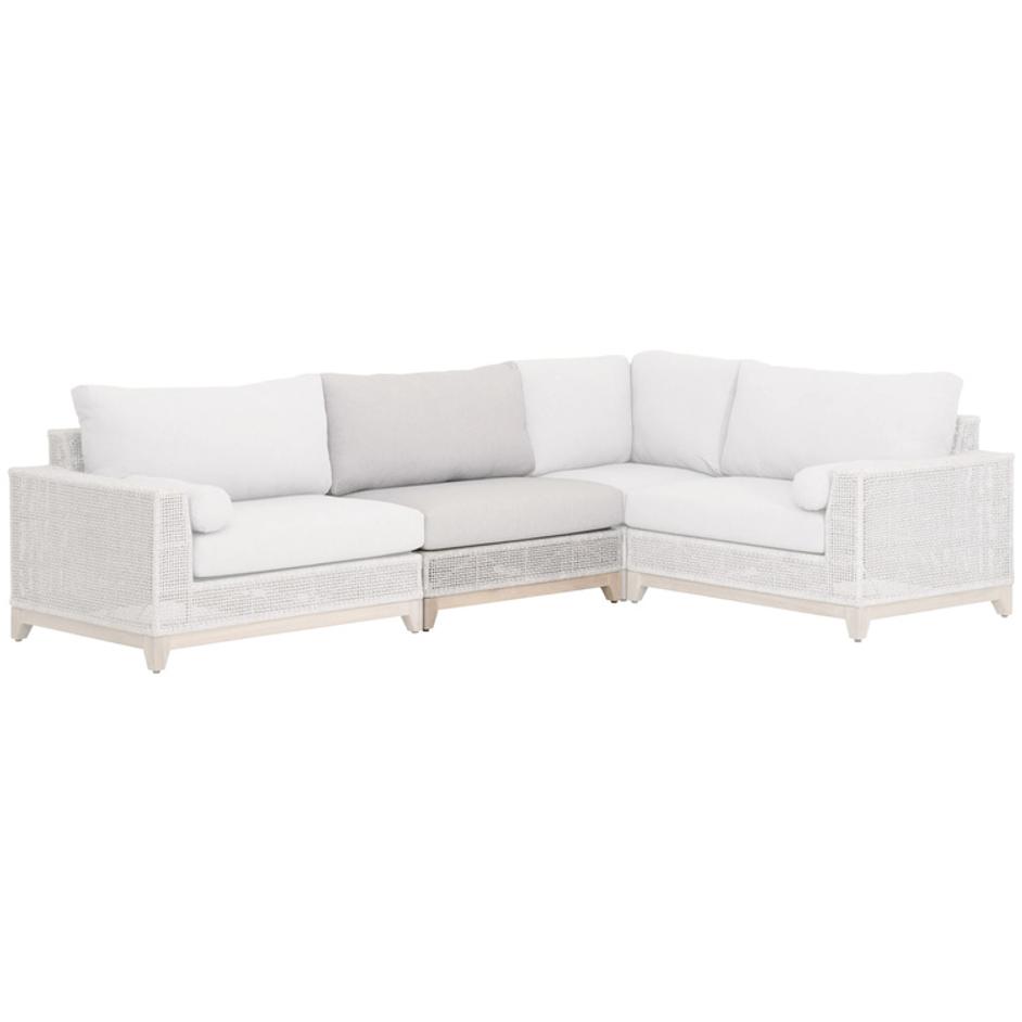 Tropez Outdoor Modular Armless Sofa Chair by Essentials For Living