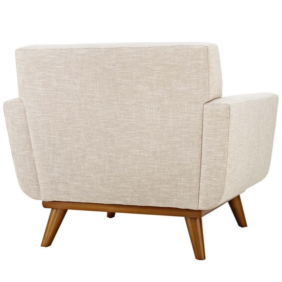 Anthem Upholstered Fabric Armchair In Beige by Modway Furniture