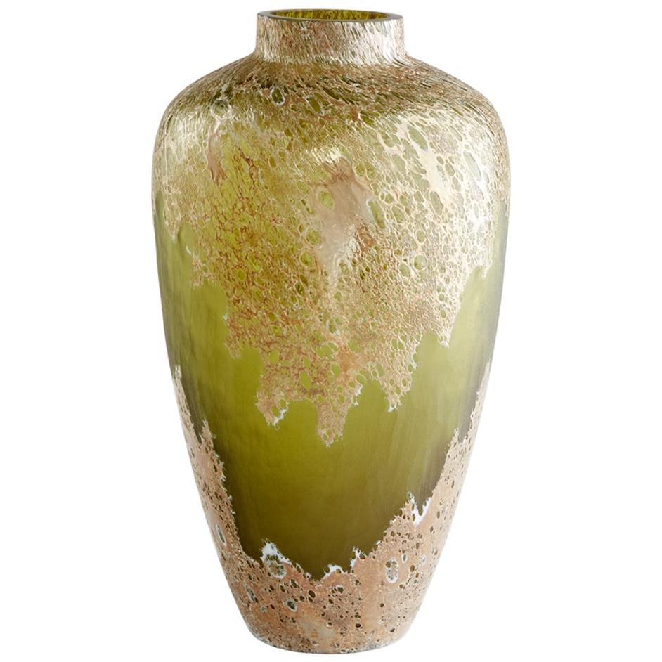 Alkali Vase in Forest Stone by Cyan Design