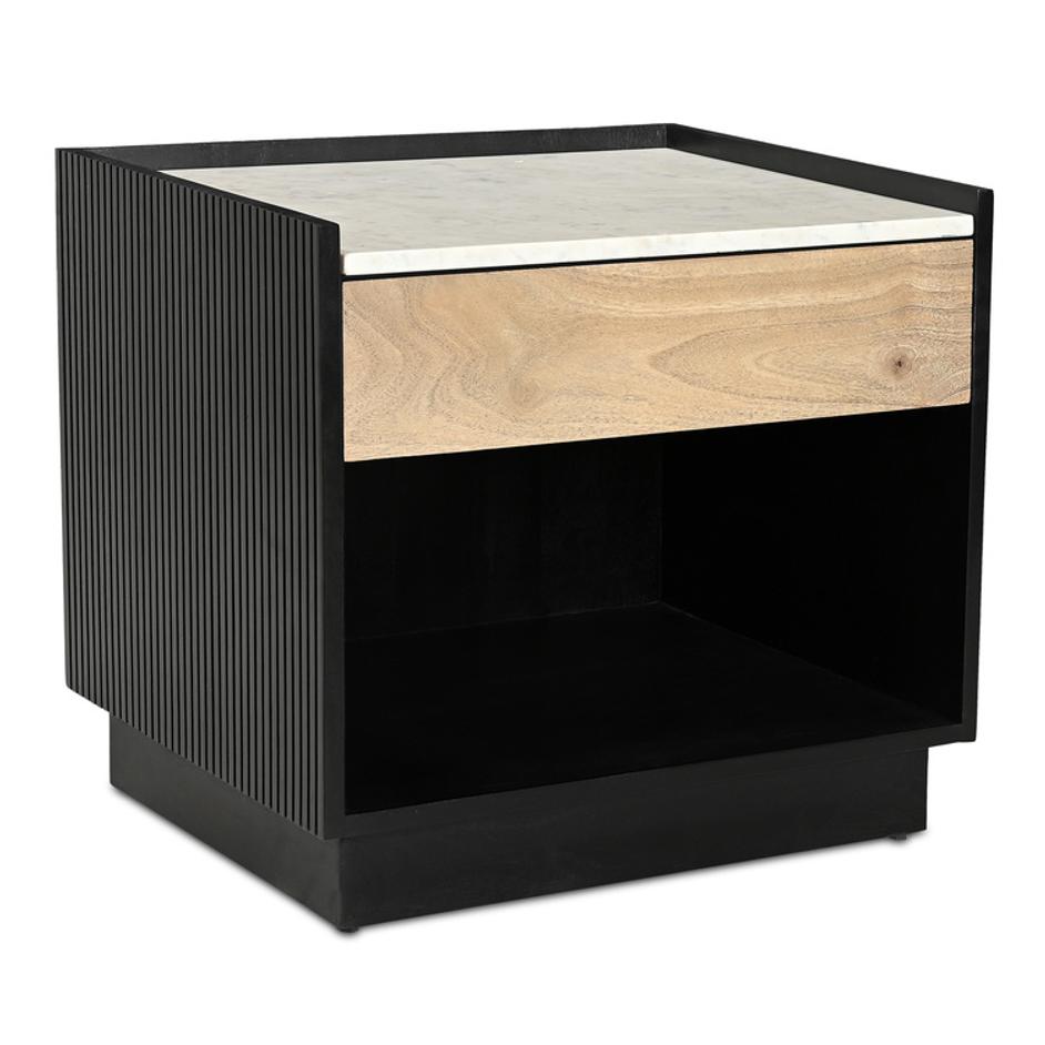 Carter Nightstand Black by Moes Home