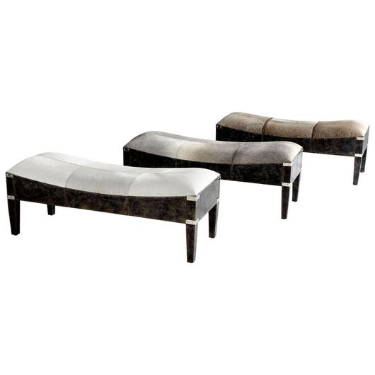 Fabulous Faux Bench In Grey by Cyan Design