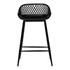 PIAZZA OUTDOOR COUNTER STOOL BLACK-M2 by Moes Home